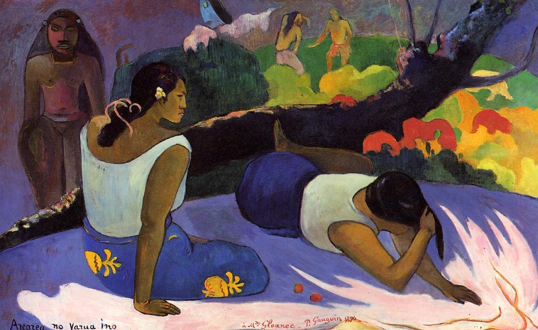 Arearea no varua ino - Paul Gauguin Painting